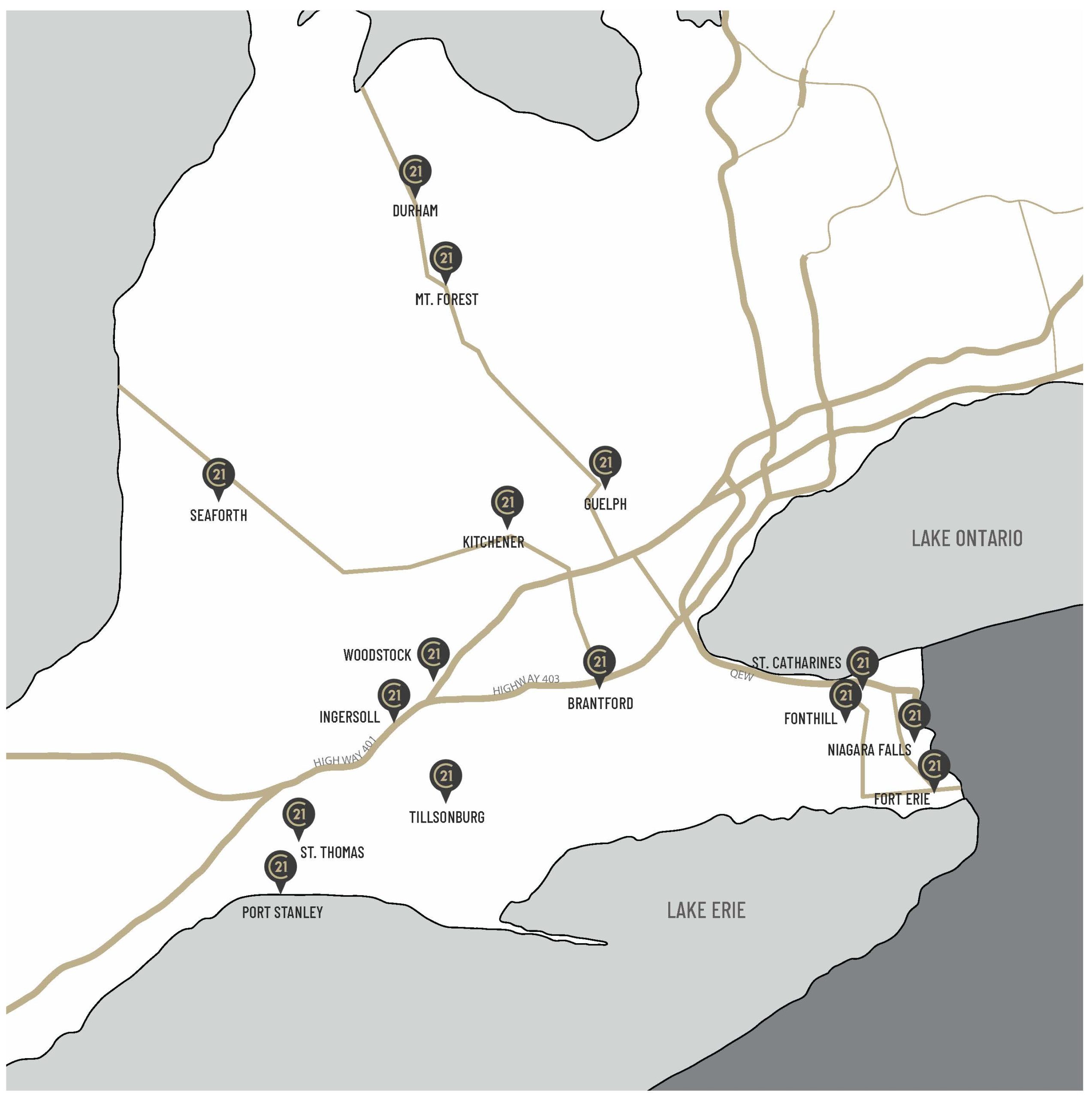 C21 Office Map